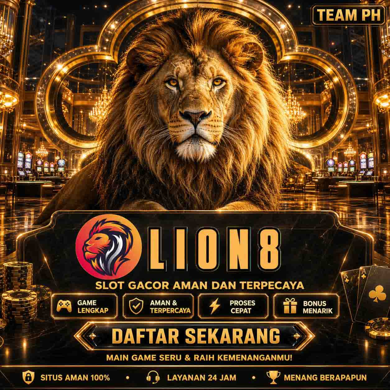 Lion8 | Ruang Gaming Modern dengan Sistem Rewards Atraktif